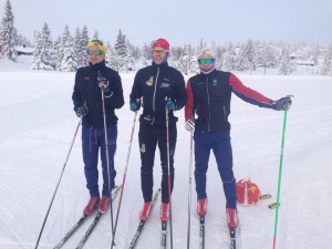 Krister, Sivert og Trym er klare. Før start